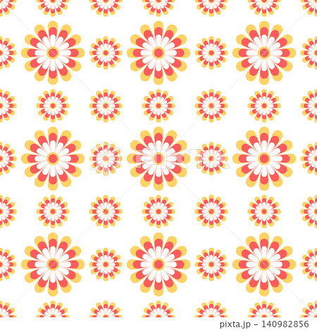 Geometric with floral pattern. floral pattern with white background. background, wallpaper, ceramic tile pattern, Indian pattern, tile design, Mosaic tiles, wrapping, abstract, carpet, floral style 140982856
