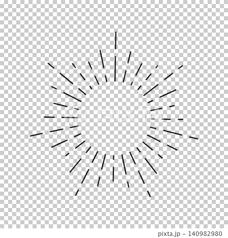 Circular shape, line sunburst, lots of lines Circular shape, line sunburst, lots of lines 140982980
