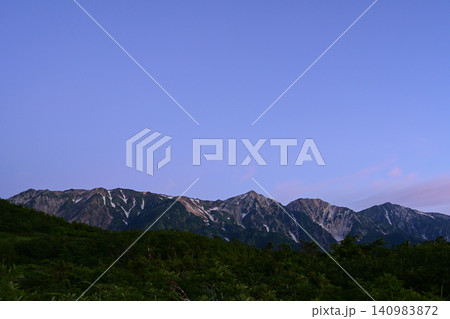 唐松岳登山、北アルプス、長野県 唐松岳登山、北アルプス、長野県 140983872