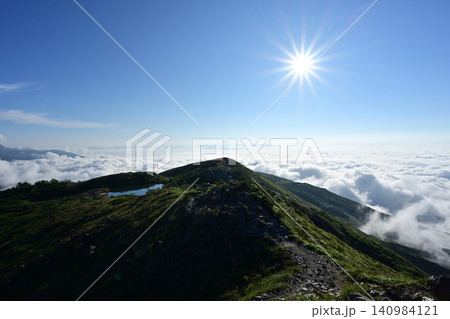 唐松岳登山、北アルプス、長野県 唐松岳登山、北アルプス、長野県 140984121
