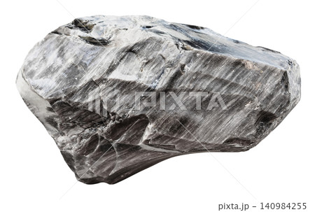 raw armenian obsidian (volcanic glass) rock isolated raw armenian obsidian (volcanic glass) rock isolated 140984255