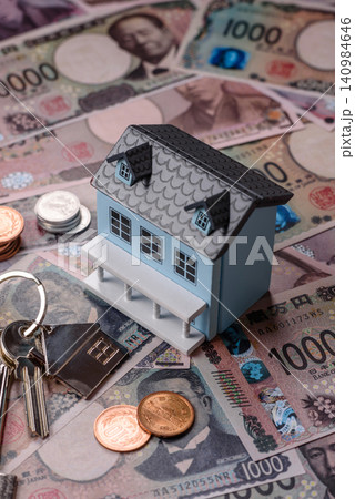 Real estate, conceptual background, buying, renting, investing, and business. Real estate 140984646