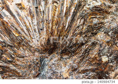 surface of natural astrophyllite rock close-up surface of natural astrophyllite rock close-up 140984734