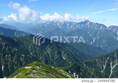 唐松岳登山、北アルプス、長野県 唐松岳登山、北アルプス、長野県 140984786
