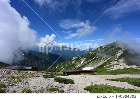 唐松岳登山、北アルプス、長野県 唐松岳登山、北アルプス、長野県 140984802