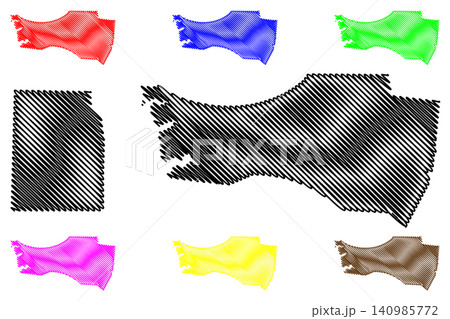Houston and Hardeman County, State of Tennessee (U.S. county, United States of America, USA, U.S., US) map vector illustration, scribble sketch map Houston and Hardeman County, State of Tennessee (U.S. county, United States of America, USA, U.S., US) map vector illustration, scribble sketch map 140985772