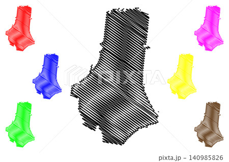 Marshall County, State of Tennessee (U.S. county, United States of America, USA, U.S., US) map vector illustration, scribble sketch Marshall map Marshall County, State of Tennessee (U.S. county, United States of America, USA, U.S., US) map vector illustration, scribble sketch Marshall map 140985826