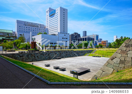 堀割広場 中央公園 福井城址 堀割広場 中央公園 福井城址 140986033