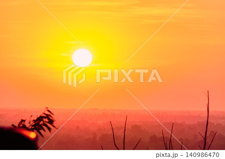 Sunset view of Angkor Wat Sunset view of Angkor Wat 140986470