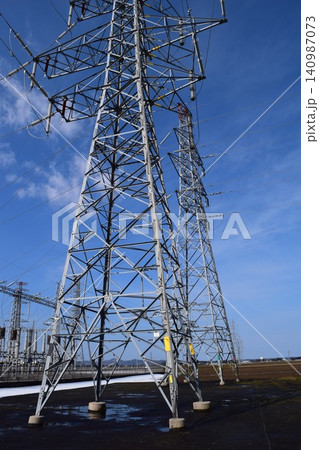 送電塔 高電圧交流 送電塔 高電圧交流 140987073