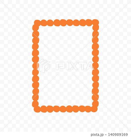 Playful Hand Drawn Frame Border Playful Hand Drawn Frame Border 140989169
