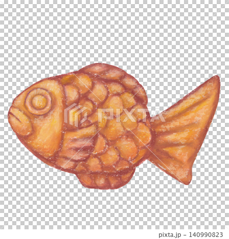 鯛魚燒油畫棒 140990823