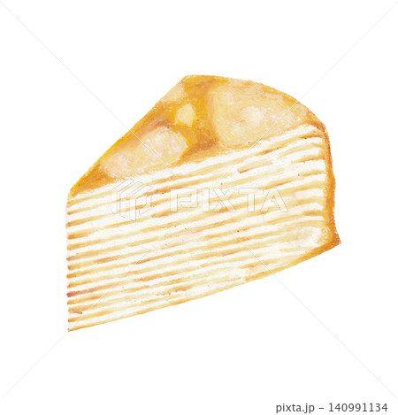 ミルクレープオイルパステル画 ミルクレープオイルパステル画 140991134