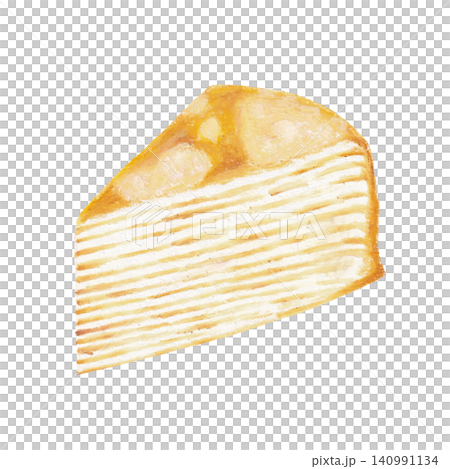 ミルクレープオイルパステル画 ミルクレープオイルパステル画 140991134
