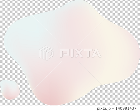 Pastel-toned free gradient fluid shapes 140991437