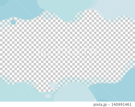 A fluid shapeframe resembling a puddle. A fluid shapeframe resembling a puddle. 140991461