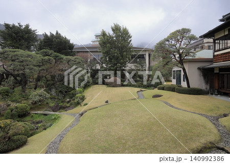 起雲閣の日本庭園と木造和館 (熱海) 起雲閣の日本庭園と木造和館 (熱海) 140992386