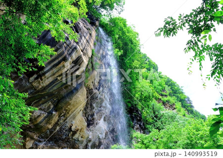 生坂村の八坂の滝 信州の風景 信州の自然 生坂村の八坂の滝 信州の風景 信州の自然 140993519