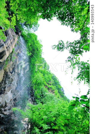 生坂村の八坂の滝 信州の風景 信州の自然 生坂村の八坂の滝 信州の風景 信州の自然 140993543