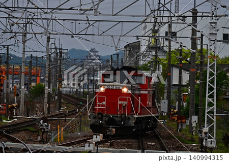 DD51と姫路城 DD51と姫路城 140994315