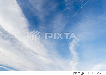 5月の夕暮れ時の空と雲15 5月の夕暮れ時の空と雲15 140995522