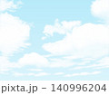 晴れわたる青空と白い雲＿03 140996204