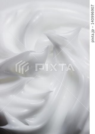White Moisturizer Swirl Texture Close Up 140996907