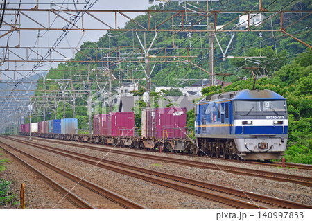 東海道本線 二宮-大磯 JR貨物 EF210-357(新鶴見) 東海道本線 二宮-大磯 JR貨物 EF210-357(新鶴見) 140997833