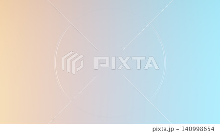 Abstract soft pastel gradient background with thin 3D circle frame 140998654