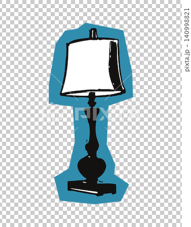Table lamp in doodle style for home decor and interior design Table lamp in doodle style for home decor and interior design 140998821