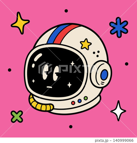 Astronaut mascot in cartoon vector style for space and kids' products Astronaut mascot in cartoon vector style for space and kids' products 140999066