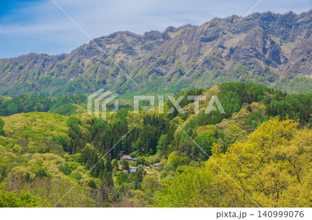 妙高戸隠連山国立公園西岳連峰【大望峠展望台より撮影】 妙高戸隠連山国立公園西岳連峰【大望峠展望台より撮影】 140999076