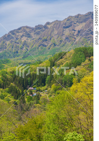 妙高戸隠連山国立公園西岳連峰【大望峠展望台より撮影】 140999077