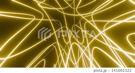 Abstract golden light streaks on dark background Abstract golden light streaks on dark background 141001322
