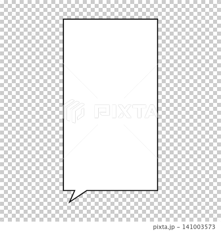 Simple speech bubbles (vertical square) that can be used for messages and dialogue. Simple speech bubbles (vertical square) that can be used for messages and dialogue. 141003573