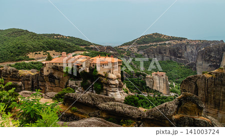Great Monastery of Varlaam on the high rock in Meteora, Thessaly, Greece Great Monastery of Varlaam on the high rock in Meteora, Thessaly, Greece 141003724