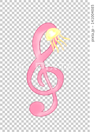 Musical notes with jellyfish Musical notes with jellyfish 141004085