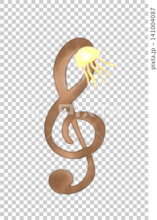Musical notes with jellyfish Musical notes with jellyfish 141004087