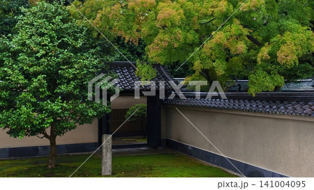 雨天の京都大徳寺黄梅院 雨天の京都大徳寺黄梅院 141004095