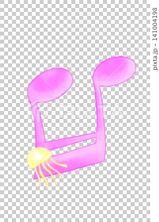 Musical notes with jellyfish Musical notes with jellyfish 141004198