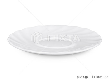white ceramic saucer isolated on white background white ceramic saucer isolated on white background 141005082