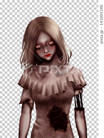 A scary yet beautiful red female mechanical doll A scary yet beautiful red female mechanical doll 141005380