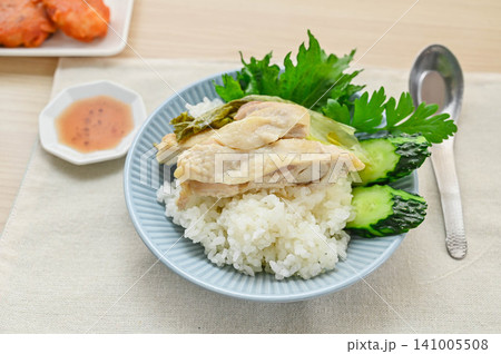 炊飯器で簡単おいしい カオマンガイ 炊飯器で簡単おいしい カオマンガイ 141005508