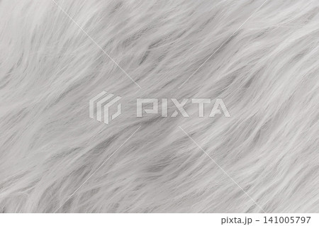 White soft wool pattern texture abstract light fluffy fur background structure backdrop 141005797