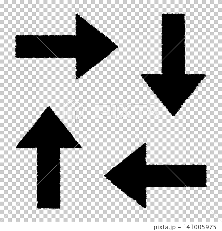 Simple handwritten-style black arrows (up, down, left, and right) for direction, instructions, guidance, pointers, cursors, business, education, etc. Simple handwritten-style black arrows (up, down, left, and right) for direction, instructions, guidance, pointers, cursors, business, education, etc. 141005975