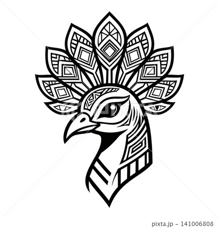 peacock head mascot logo design peacock head mascot logo design 141006808