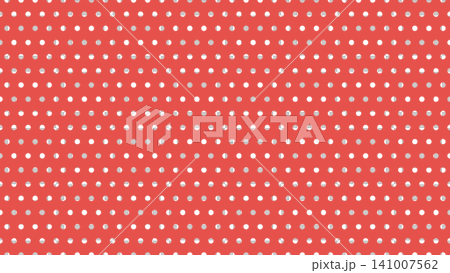 Colorful background with small polka dots cut out - Red (landscape orientation) Colorful background with small polka dots cut out - Red (landscape orientation) 141007562