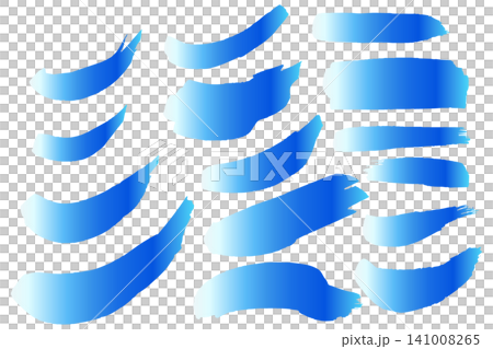 Hand-drawn brushstroke vector illustration inspired by waves and the sea. Hand-drawn brushstroke vector illustration inspired by waves and the sea. 141008265