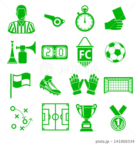 Soccer Icon Set Soccer Icon Set 141008334