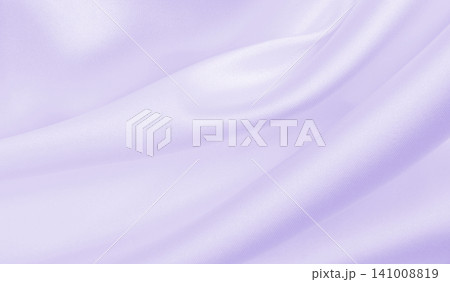 Smooth elegant lilac silk or satin texture as wedding background. Luxurious background design 141008819